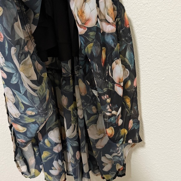 Ivy City Co Black Floral Long Sleeve Dress - Picture 8 of 8